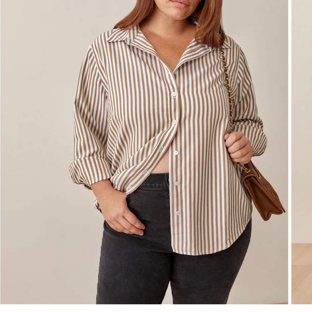 Reformation Parker Relaxed button up shirt
